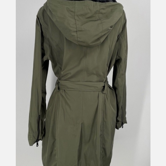 Avec Les Filles Olive Moto Trench Coat - Picture 2 of 8